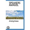 Speakers Manuel by . Anonymous