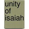 Unity of Isaiah door Oswald T. Allis