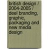 British design / 2004-2005 / deel Branding, graphic, packaging and new media design