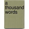 A Thousand Words door Jaime Hovey