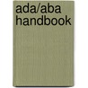 Ada/aba Handbook door Onbekend