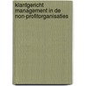 Klantgericht management in de non-profitorganisaties by Janssen