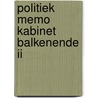 Politiek memo Kabinet Balkenende II