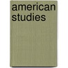 American Studies door Joy Porter