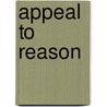 Appeal to Reason door James Weinstein
