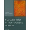 Management in het publieke domein door M. Noordegraaf