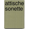 Attische Sonette door Theodor Däubler