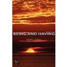 Being And Having by Gabriel. Marcel