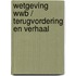 Wetgeving WWB / Terugvordering en verhaal