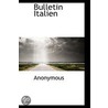 Bulletin Italien door Onbekend