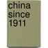 China Since 1911