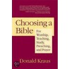 Choosing a Bible door Donald Kraus