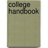 College Handbook door The College Board