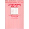 Conserving Value door Anthony Walker