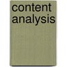 Content Analysis by John McBrewster