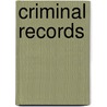 Criminal Records door Terry Thomas