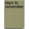 Days to Remember door Aio Team