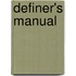 Definer's Manual