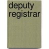 Deputy Registrar door Onbekend