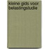 Kleine gids voor belastingstudie