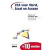 VBA voor Word, Excel en Access in 10 minuten