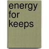 Energy for Keeps door Marilyn Nemzer
