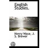 English Studies. door John Sherren Brewer