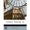 Epoch, Volume 14 by Unknown