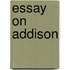 Essay On Addison