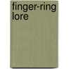 Finger-Ring Lore by Sir William Jones
