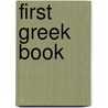 First Greek Book door John Robson