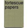 Fortescue Papers door John Packer