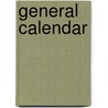 General Calendar door Onbekend