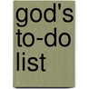 God's To-Do List door Ron Wolfson