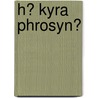 H? Kyra Phrosyn? by Aristoteles Valaorites