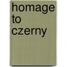 Homage to Czerny by Gert Jonke