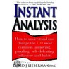 Instant Analysis door David J. Lieberman