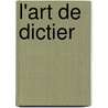 L'Art De Dictier door Eustache Deschamps