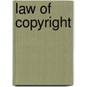Law of Copyright door George Stuart Robertson