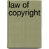 Law of Copyright