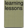 Learning Lessons by Rashi Fein
