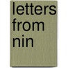 Letters from Nin by Eleanor Weisberger