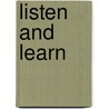 Listen and Learn by Senko K. Maynard