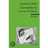 Literaturtheorie door Jonathan D. Culler