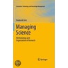 Managing Science door Frederick Betz
