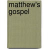 Matthew's Gospel door Iain D. Campbell