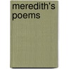 Meredith's Poems by Pastor Meredith Davis