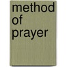 Method Of Prayer by Johannes Kelpius