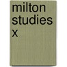 Milton Studies X by Simmonds