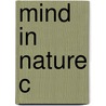 Mind In Nature C door C.B. Martin
